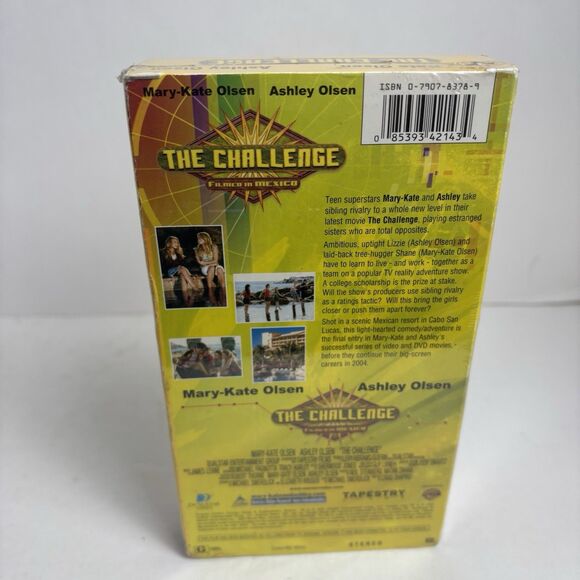 Mary-Kate & Ashley Olsen - The Challenge VHS Tape 2003 - New Sealed - Picture 4 of 6